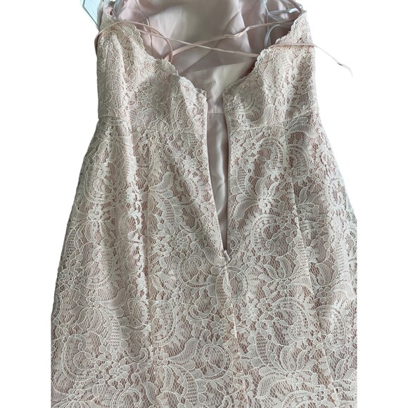 Dessy Collection 2995 Sz 0 Blush Pink Dress Party Cocktail Prom Homecoming NWT - Picture 11 of 16